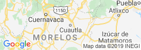 Cuautla Morelos map